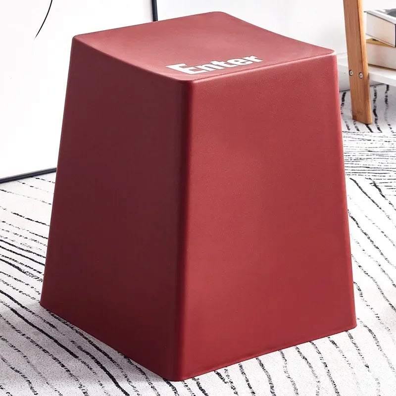 Tabouret clavier coloré – Repose-pieds design