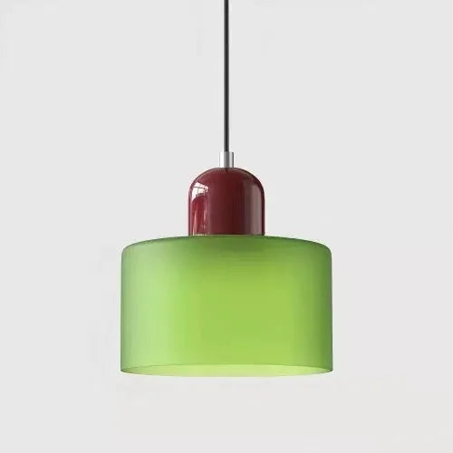 Vitrail — Suspension en verre teinté