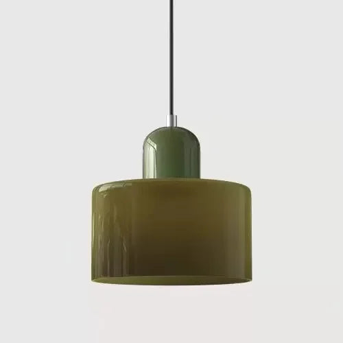 Vitrail — Suspension en verre teinté