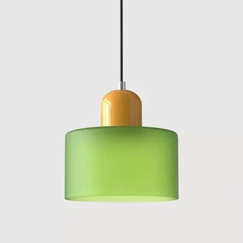 Vitrail — Suspension en verre teinté