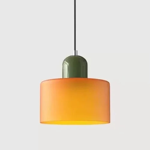 Vitrail — Suspension en verre teinté