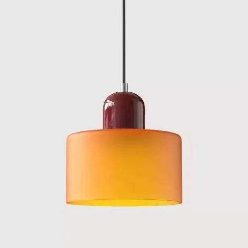 Vitrail — Suspension en verre teinté
