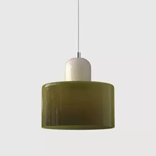 Vitrail — Suspension en verre teinté