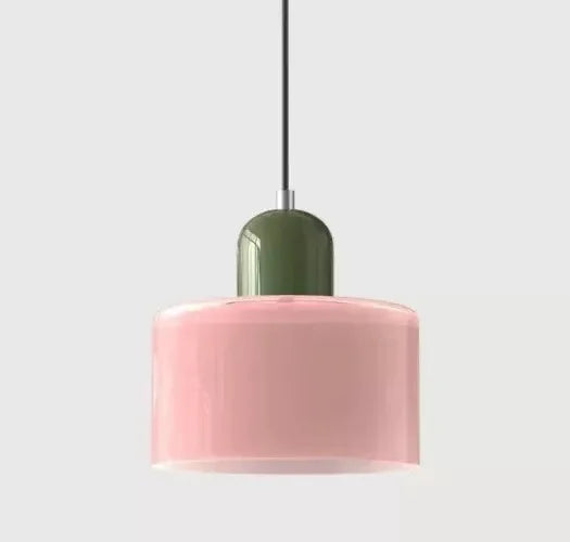 Vitrail — Suspension en verre teinté
