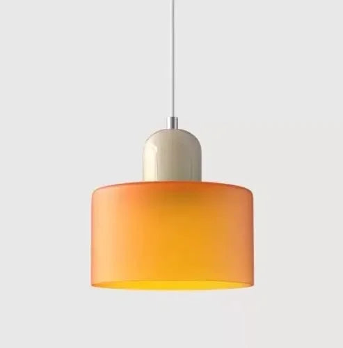 Vitrail — Suspension en verre teinté